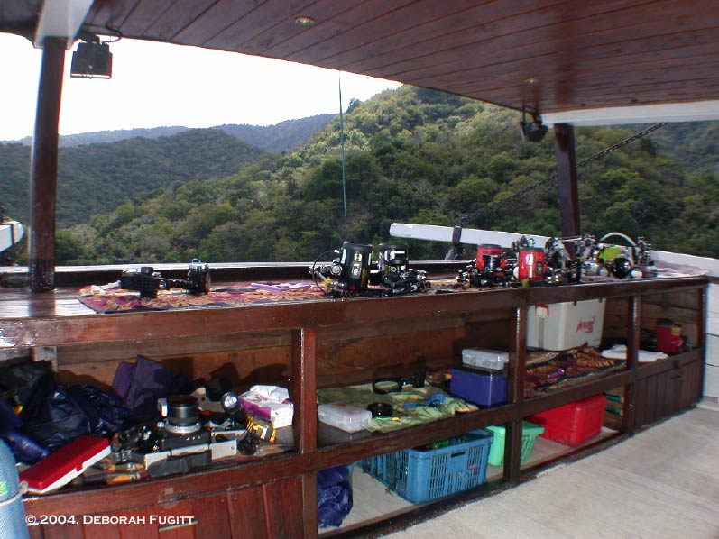 Liveaboard Camera Table and Storage