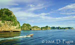 Dive Tender Ride Through Raja Ampat Rock Islands