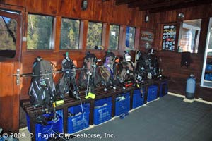 SMY Ondina Indonesia liveaboard dive deck