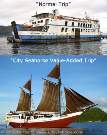 Normal Trip vs City Seahorse Value Added